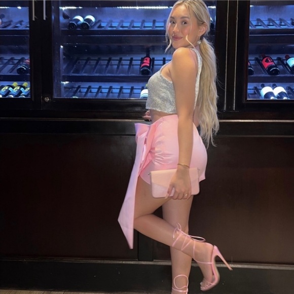 ZARA BLOGGERS FAVORITE BOW MINI SKIRT NWT - Picture 8 of 17